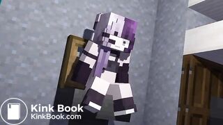 Minecraft girl shit in toilet