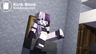 Minecraft girl shit in toilet