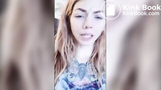 Girl pooping on toilet - video 150
