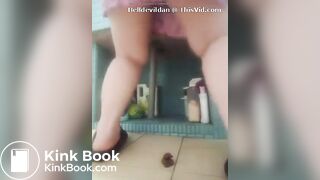 Pee, poop on the floor...