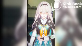 動漫女孩腹瀉