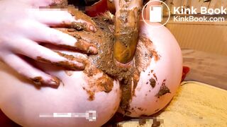 scat dirty dildo anal french - video 2