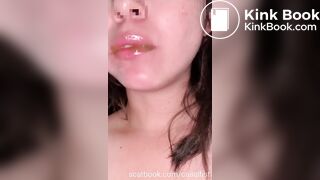 Comendo maça com merda