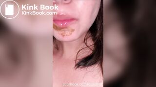 Comendo maça com merda