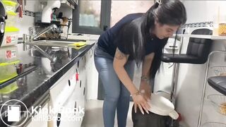 Girls pooping in trash cans