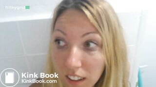 Same hot girl poop in a bucket