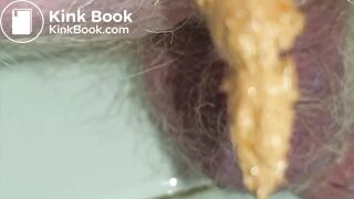 Old man Closeup shit with big single ball