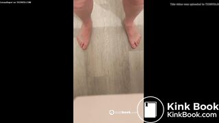 She take off her filled poopy diaper