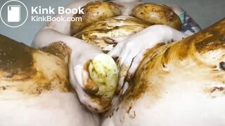 ❤️AWESOME SCAT GIRL MASTURBATION 5❤️