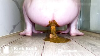 scat dirty dildo anal french