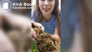 She eat her shit