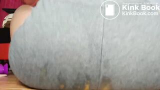 sexy latina poops gray panties[oc]