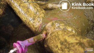 Pounded In The Cowshit Shower