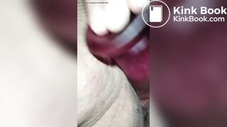 My SSBBW friend playing with her toy