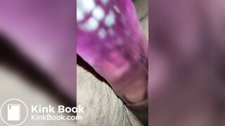 My SSBBW friend playing with her toy