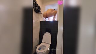 One of my favorite scat girl shitting on toliet