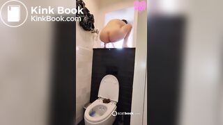 One of my favorite scat girl shitting on toliet