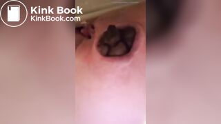 Pooping on toilet - video 46