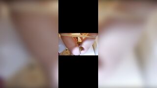 Europa brunette scat pushing