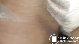 Messy rubbing diaper