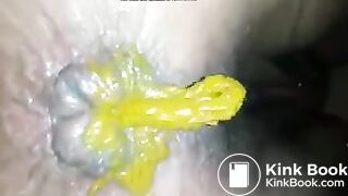 My SSBBW friend shitting for me in the bathtub again