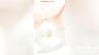 Pooping on toilet - video 45