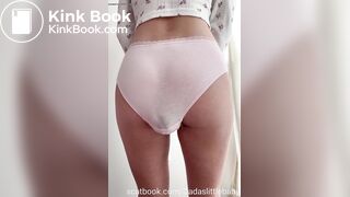 Dirty "Baby" girl pooping in panties