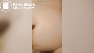 Fingering my SSBBW's shitty asshole close up