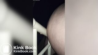 SSBBW friend shitting outdoors