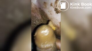 SSBBW friend shitting outdoors