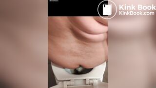 showing off my pussy and asshole after i take a dump