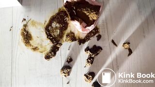 Sexy panty poop in pink