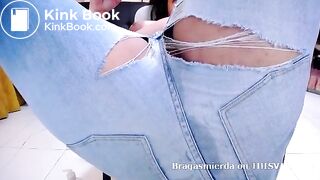 latina fucks ass and poops jeans on cam[oc]