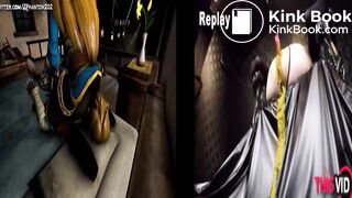 Hot animation and real scat compilation