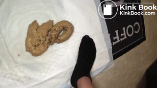 Good turd from big ebony ass