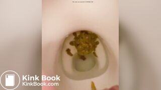 girl diarrhea in toilet - video 2