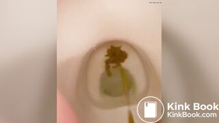 girl diarrhea in toilet - video 2