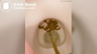 girl diarrhea in toilet - video 2