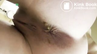 Hot girl shitting and pissing on floor - video 2