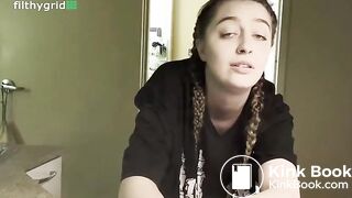 Hot girl shitting and pissing on floor - video 2