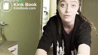 Hot girl shitting and pissing on floor - video 2