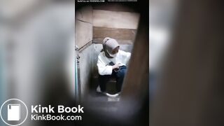 Hijab Poop in Cafe Toilet