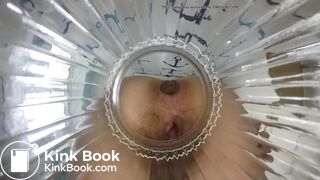 pov toilet mistress pooping into the jar