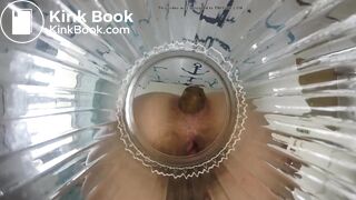 pov toilet mistress pooping into the jar