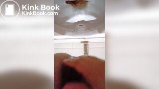 Chinese School Girl Poop Pee and Fart in Toilet