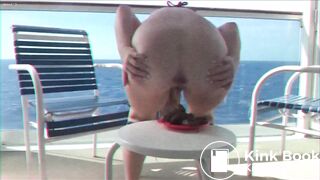 crazy girl shitting in the plate prt2