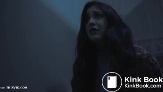 Hot girl has diarrhea in haunted restroom