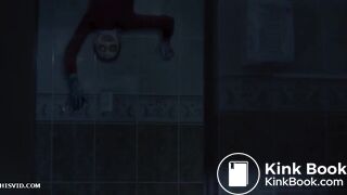 Hot girl has diarrhea in haunted restroom