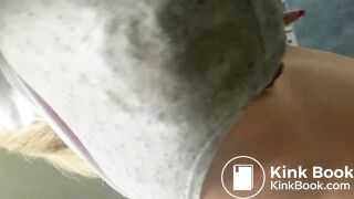 Exciting big panty poop