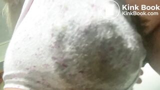 Exciting big panty poop